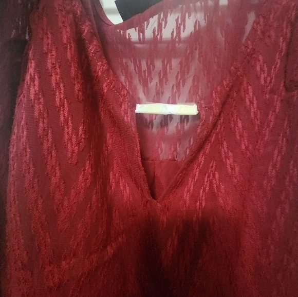 Torrid Lace NWT Women's Red Sleeveless Top Size 4x - Picture 4 of 8
